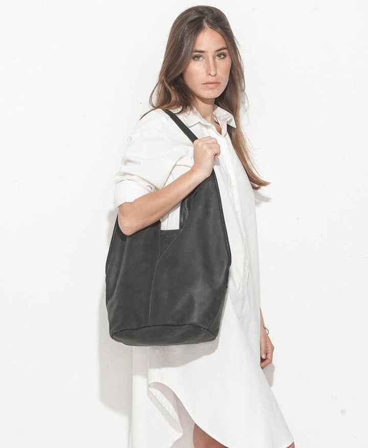 Dunkelgraue Ledertasche von Ladybird - Secondhand - Ladybird - clomes