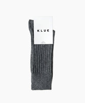 Socken Seide & Wolle Klue in Dunkelgrau
