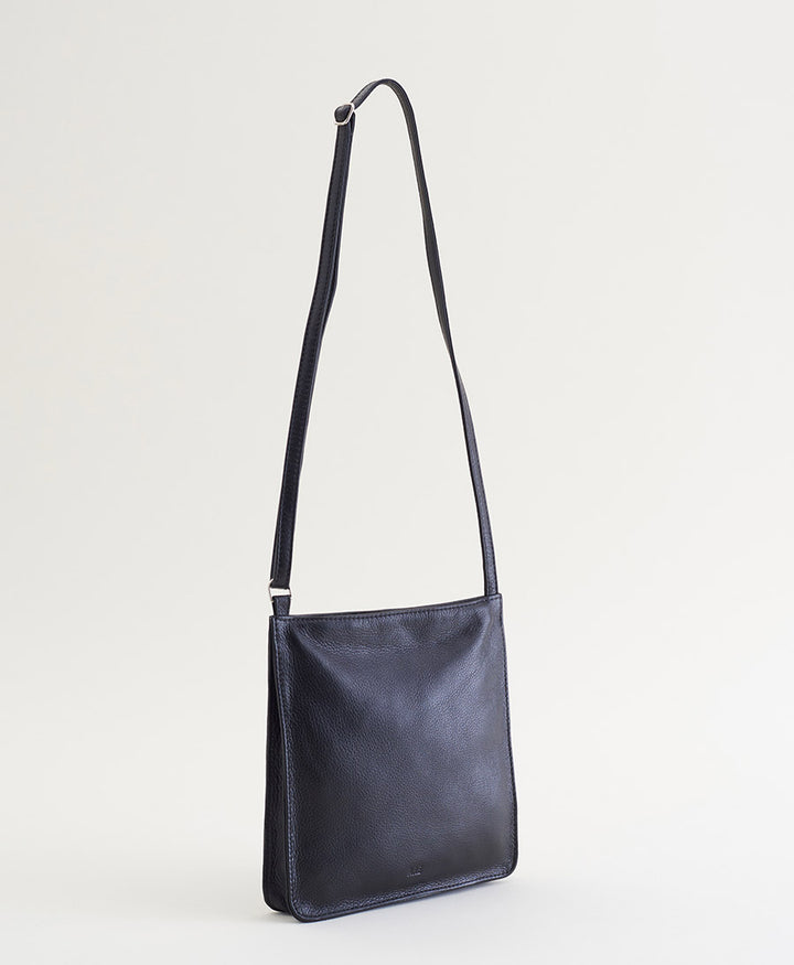 Umhängetasche ECHO - Leder, schwarz