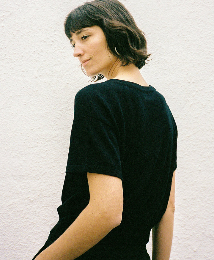 Strick Top El Sur  - Schwarz