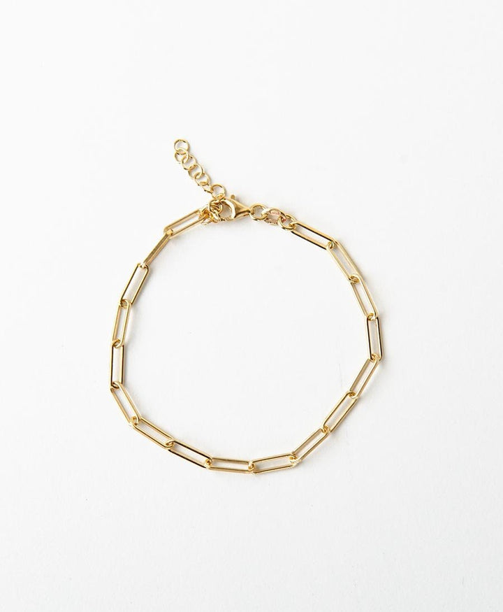 ESSENTIALS Chain Bracelet mit Gelbgold vergoldet - V Design Lab - clomes