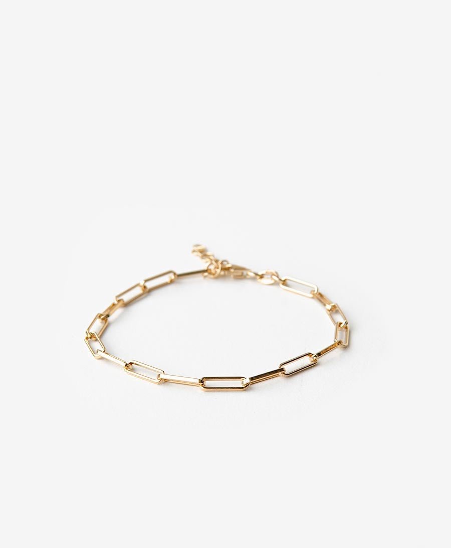 ESSENTIALS Chain Bracelet mit Gelbgold vergoldet - V Design Lab - clomes