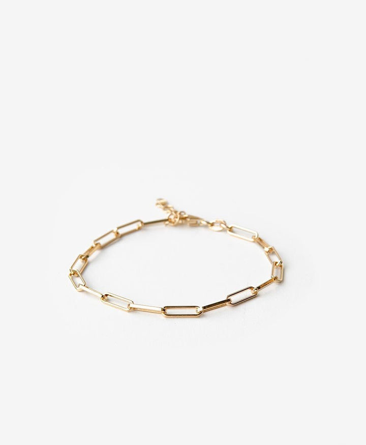 ESSENTIALS Chain Bracelet mit Gelbgold vergoldet - V Design Lab - clomes