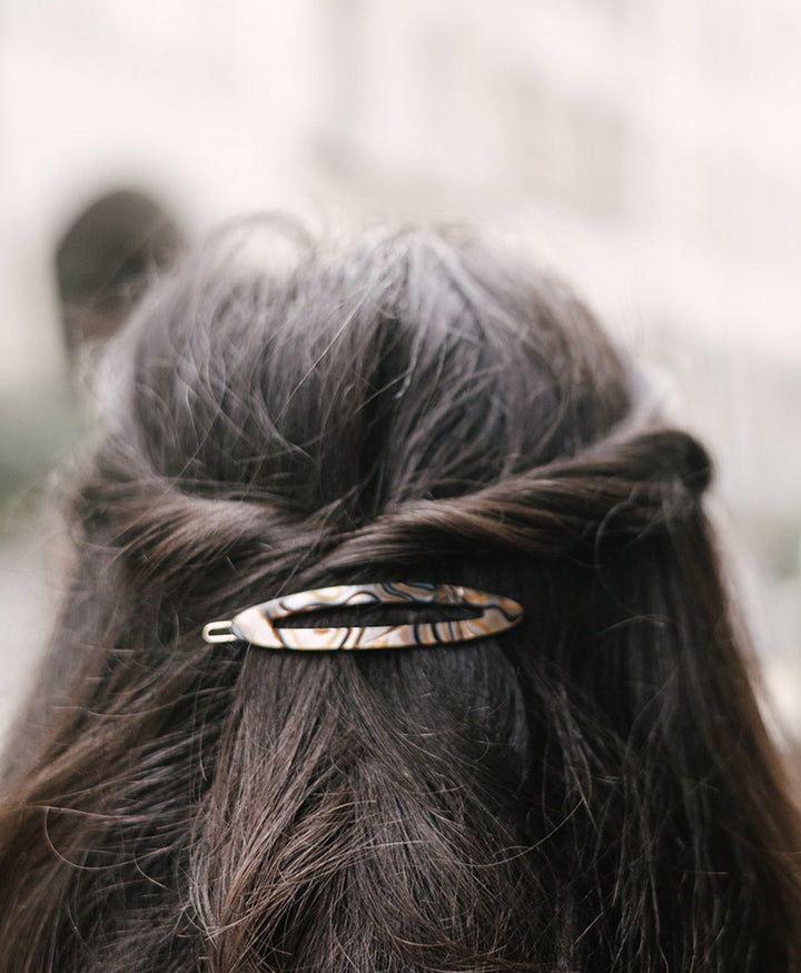 Haarclip FELICITA aus Acetat - Onyx