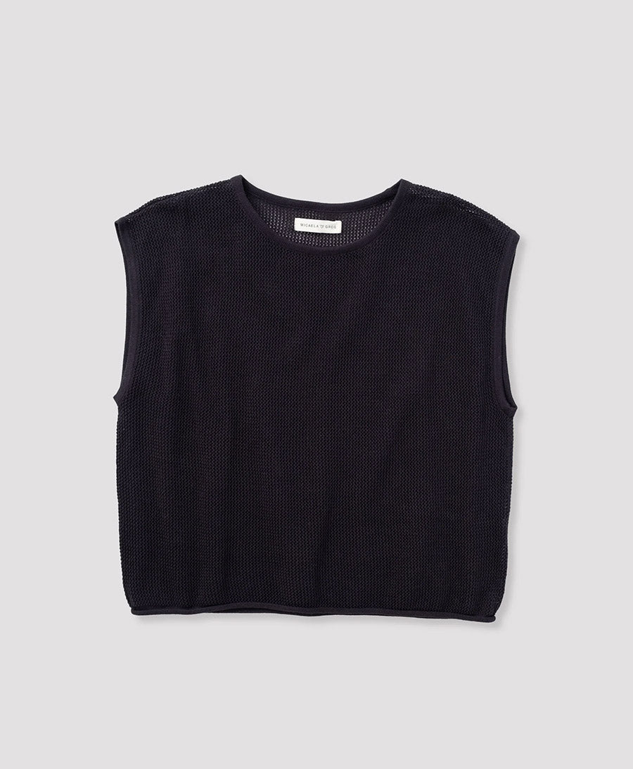 Stricktop Fine Mesh Tank - Faded Black