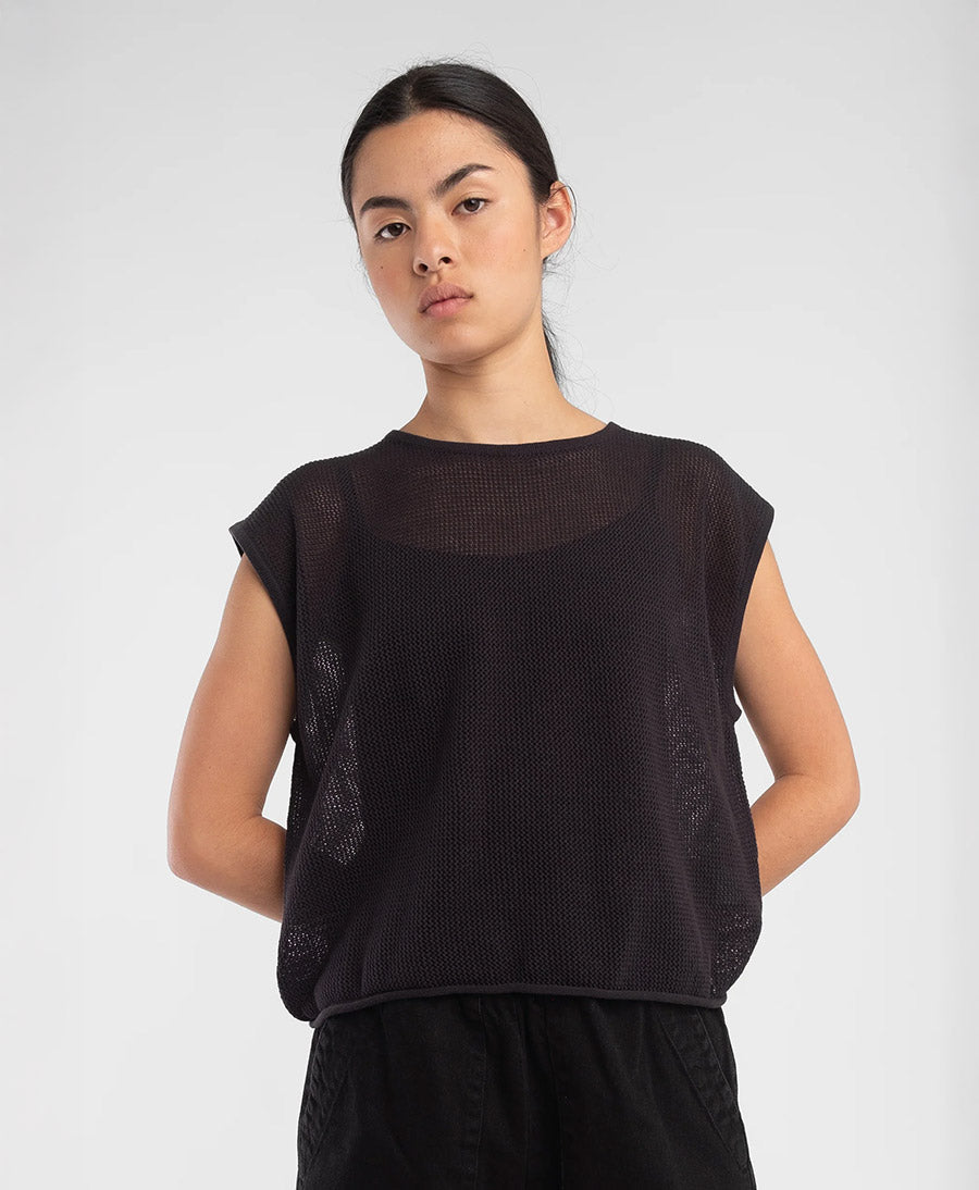 Stricktop Fine Mesh Tank - Faded Black
