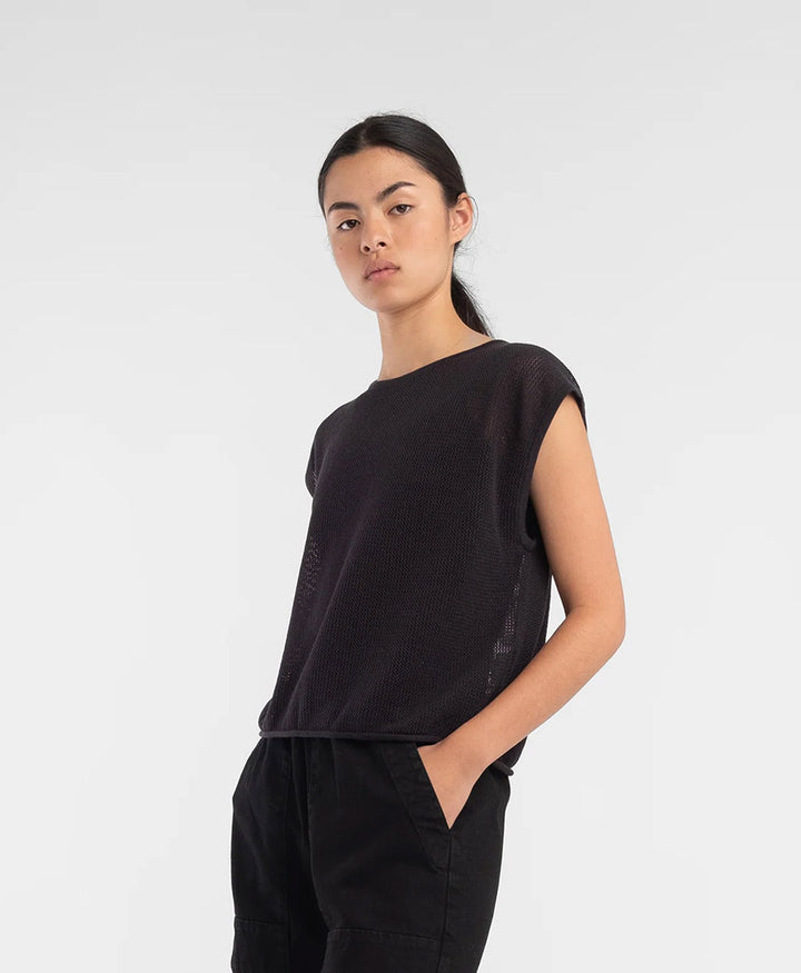 Stricktop Fine Mesh Tank - Faded Black