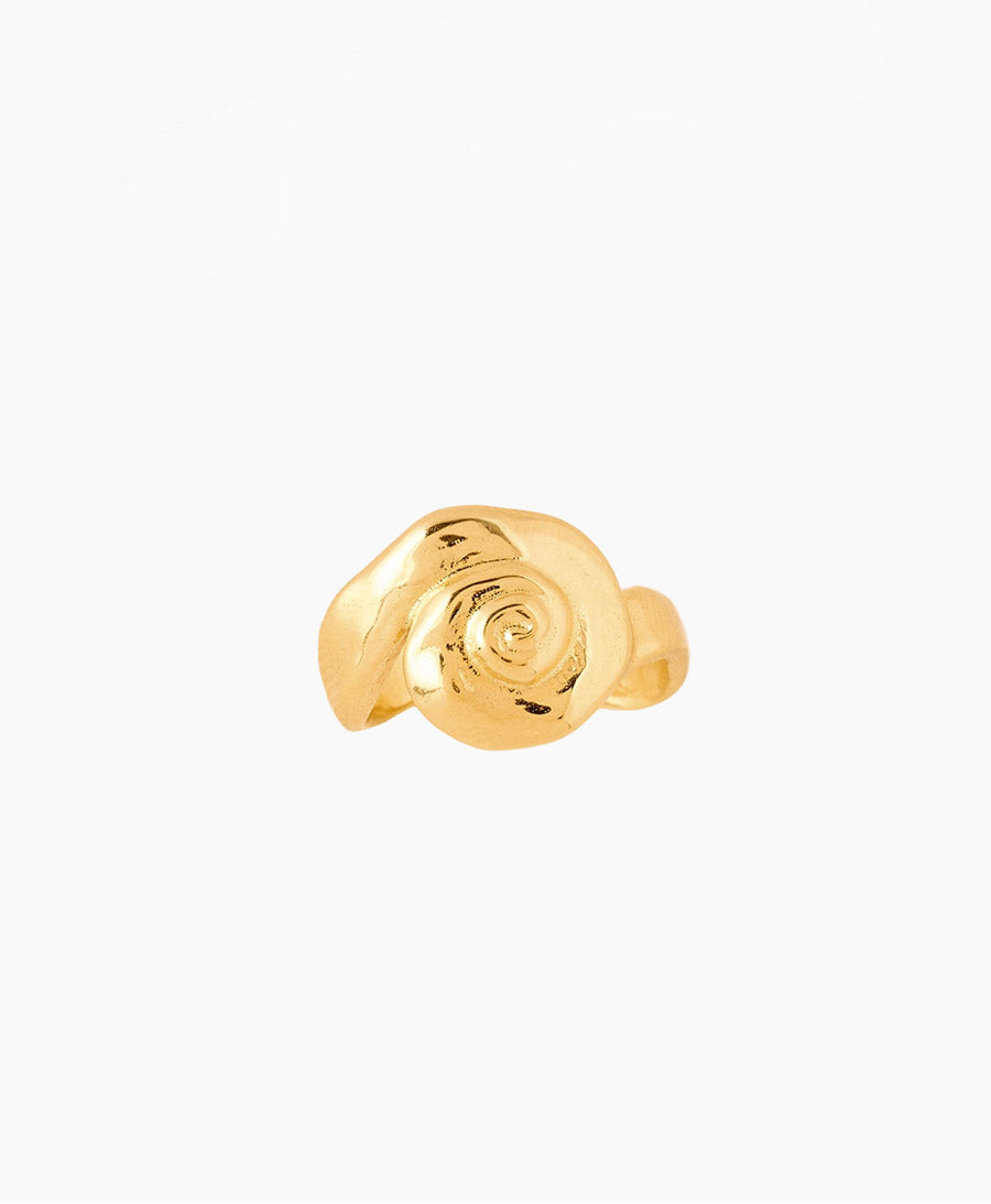 Ammoni Fingerring vergoldet