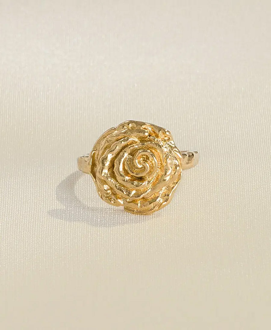 Rosie Fingerring vergoldet
