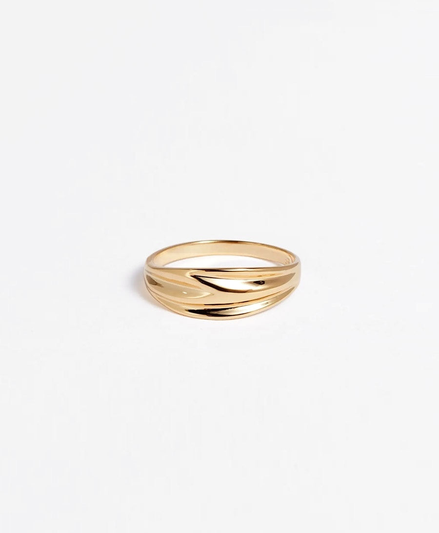 Fingerring vergoldet - Sablée