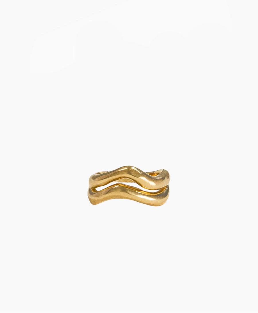 Ondea Fingerring vergoldet