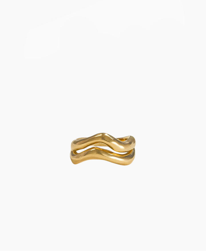 Ondea Fingerring vergoldet