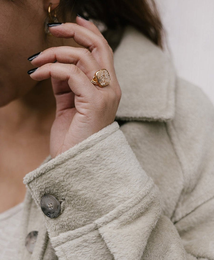 Fingerring - Delphine Deux Beige - MIMI ET TOI - clomes