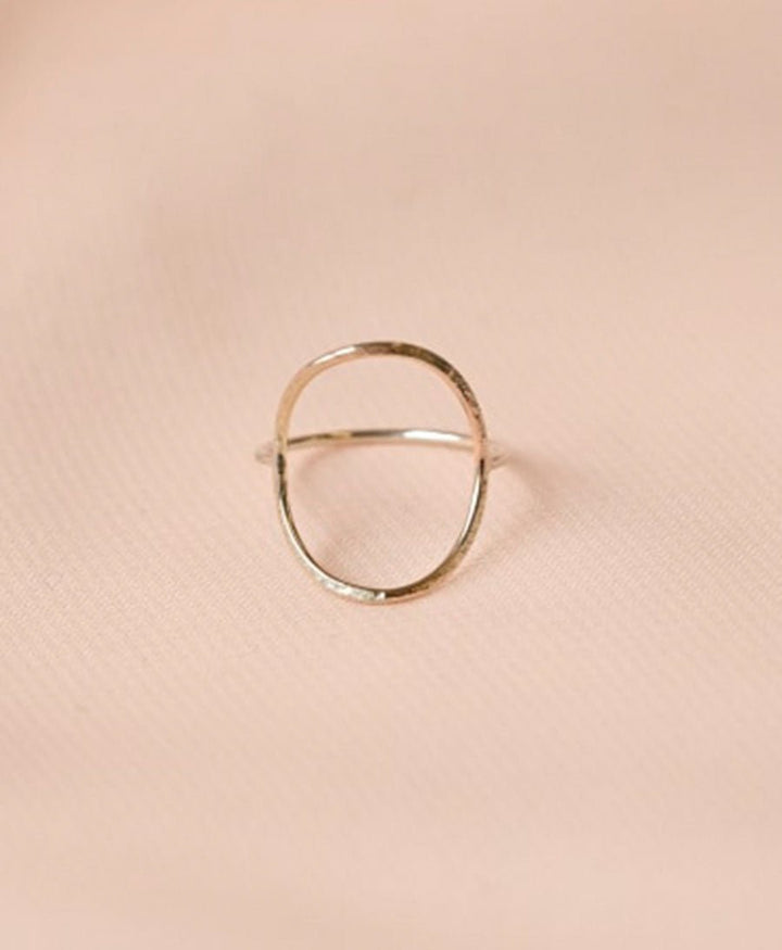 Fingerring Gold "Circle Ring Small" - Wild Fawn - clomes