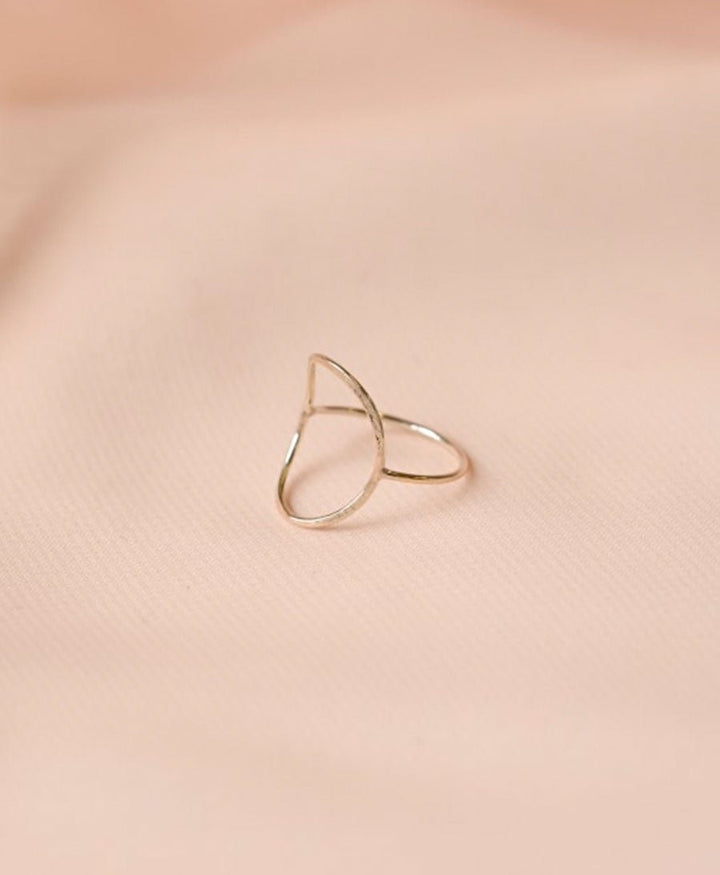 Fingerring Gold "Circle Ring Small" - Wild Fawn - clomes