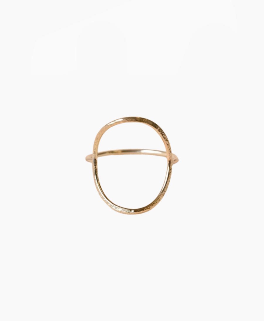 Fingerring Gold "Circle Ring Small" - Wild Fawn - clomes