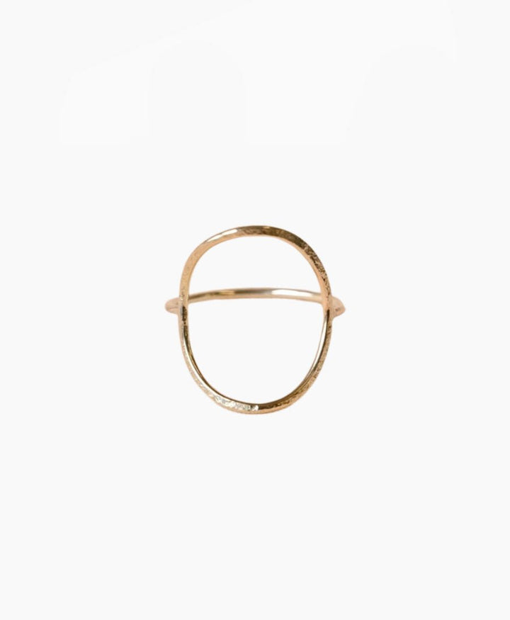 Fingerring Gold "Circle Ring Small" - Wild Fawn - clomes