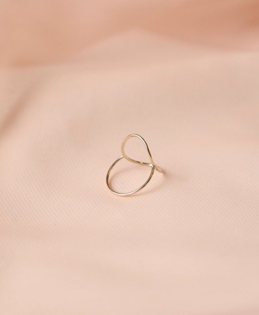 Fingerring Gold "Circle Ring Small" - Wild Fawn - clomes