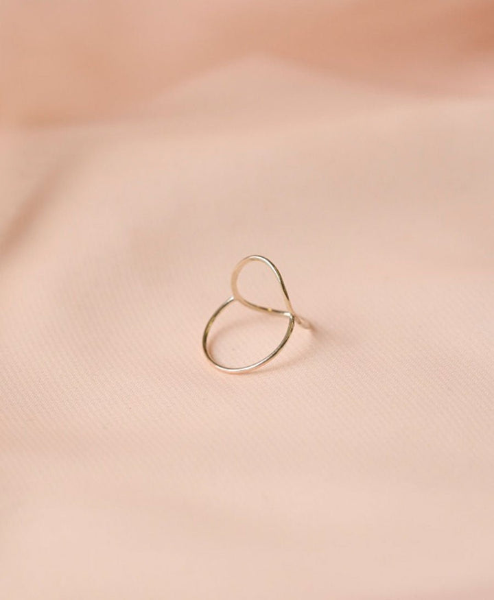 Fingerring Gold "Circle Ring Small" - Wild Fawn - clomes