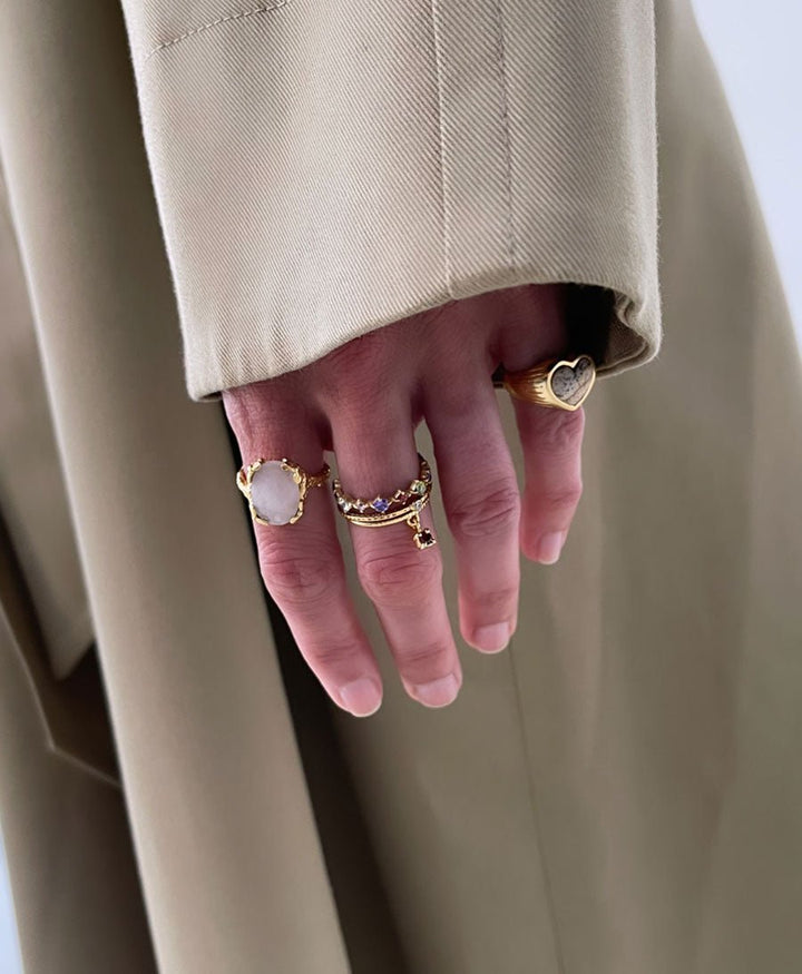 Fingerring mit Stein - Mystique - MIMI ET TOI - clomes