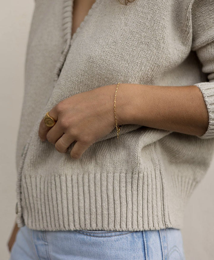 Fingerring / Siegelring LUNA - Vermeil - Clomes - clomes