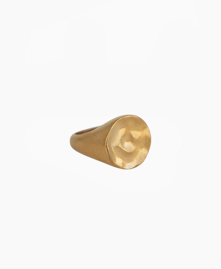 Fingerring / Siegelring LUNA - Vermeil - Clomes - clomes
