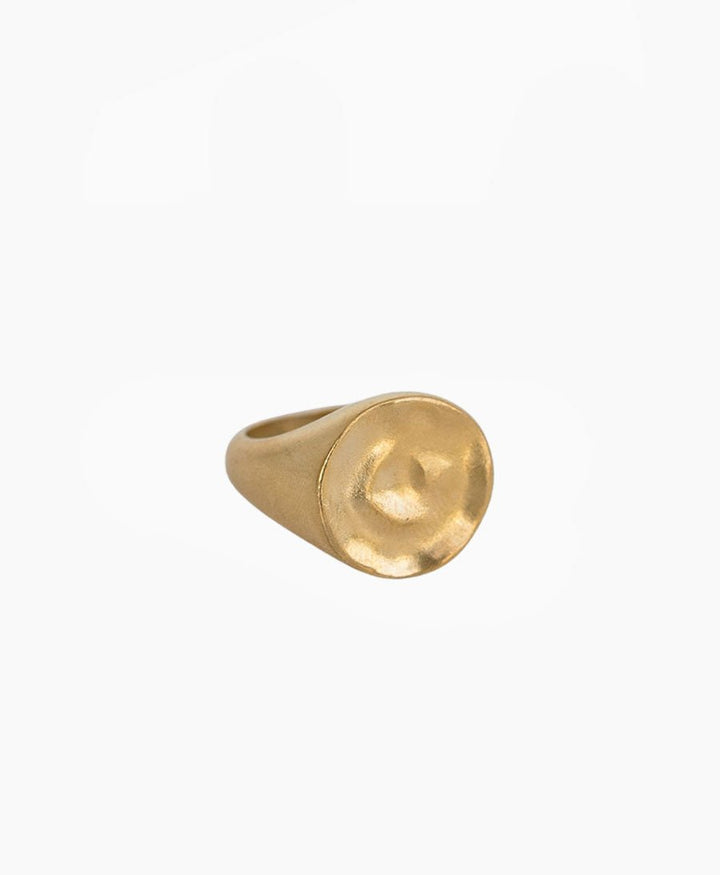 Fingerring / Siegelring LUNA - Vermeil - Clomes - clomes