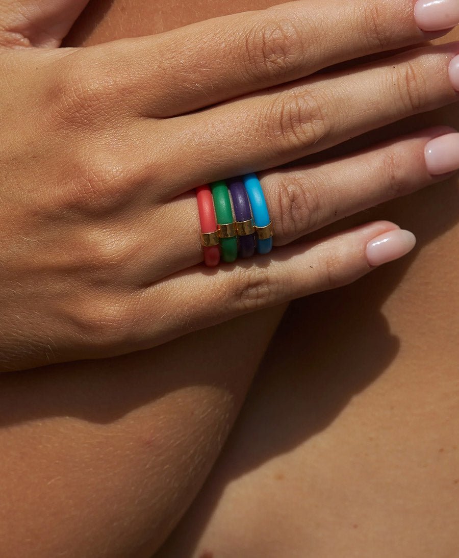 Fingerring - Skylar - Rot - MIMI ET TOI - clomes