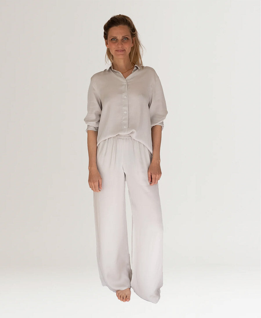 Stoffhose FLOWY PANTS - Pearl
