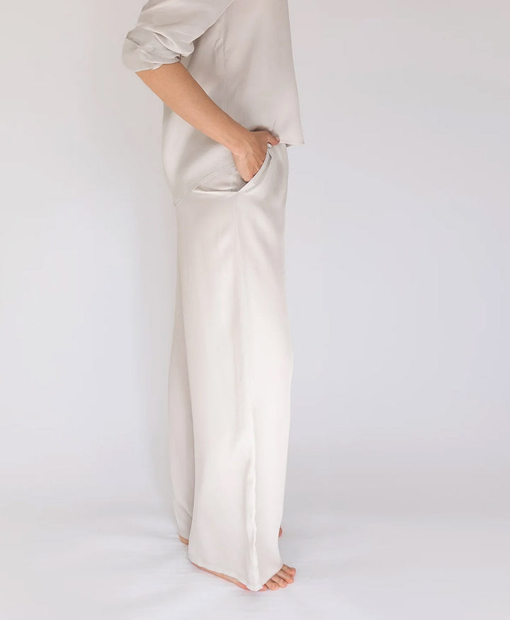 Stoffhose FLOWY PANTS - Pearl