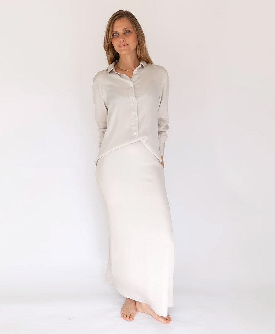 Jupe / Rock FLOWY SKIRT - Pearl