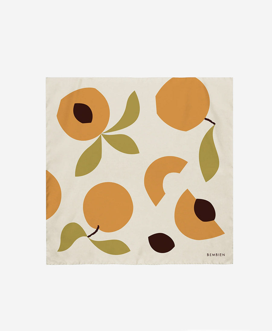 Seiden-Foulard "Italia Scarf" - Peach