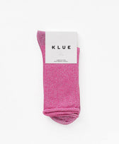 Glitzer Socken Lyocell Klue in Fuchsia