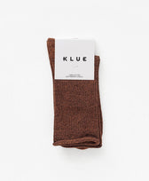 Glitzer Socken Lyocell Klue in Braun