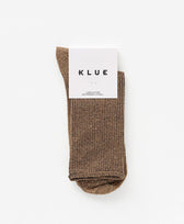 Glitzer Socken Lyocell Klue in Caramel