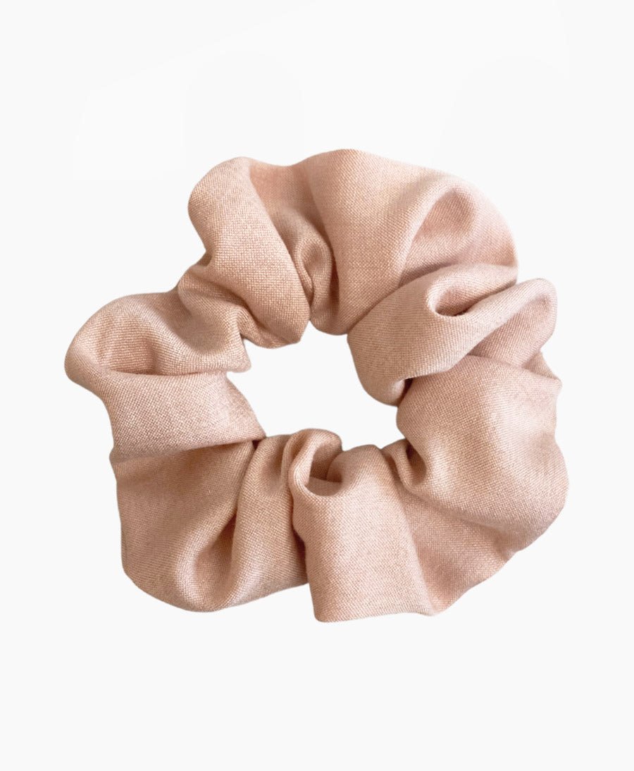 Grosses Scrunchie aus Seide / Lyocell - Rosa - Clomes - clomes