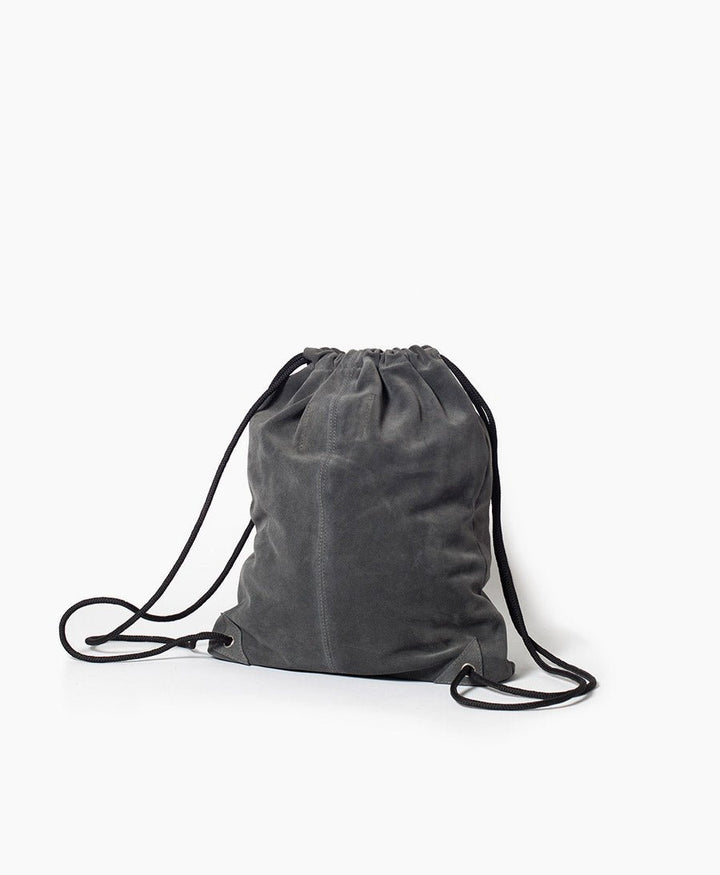Gymbag aus Wildleder - Grau - PARK - clomes