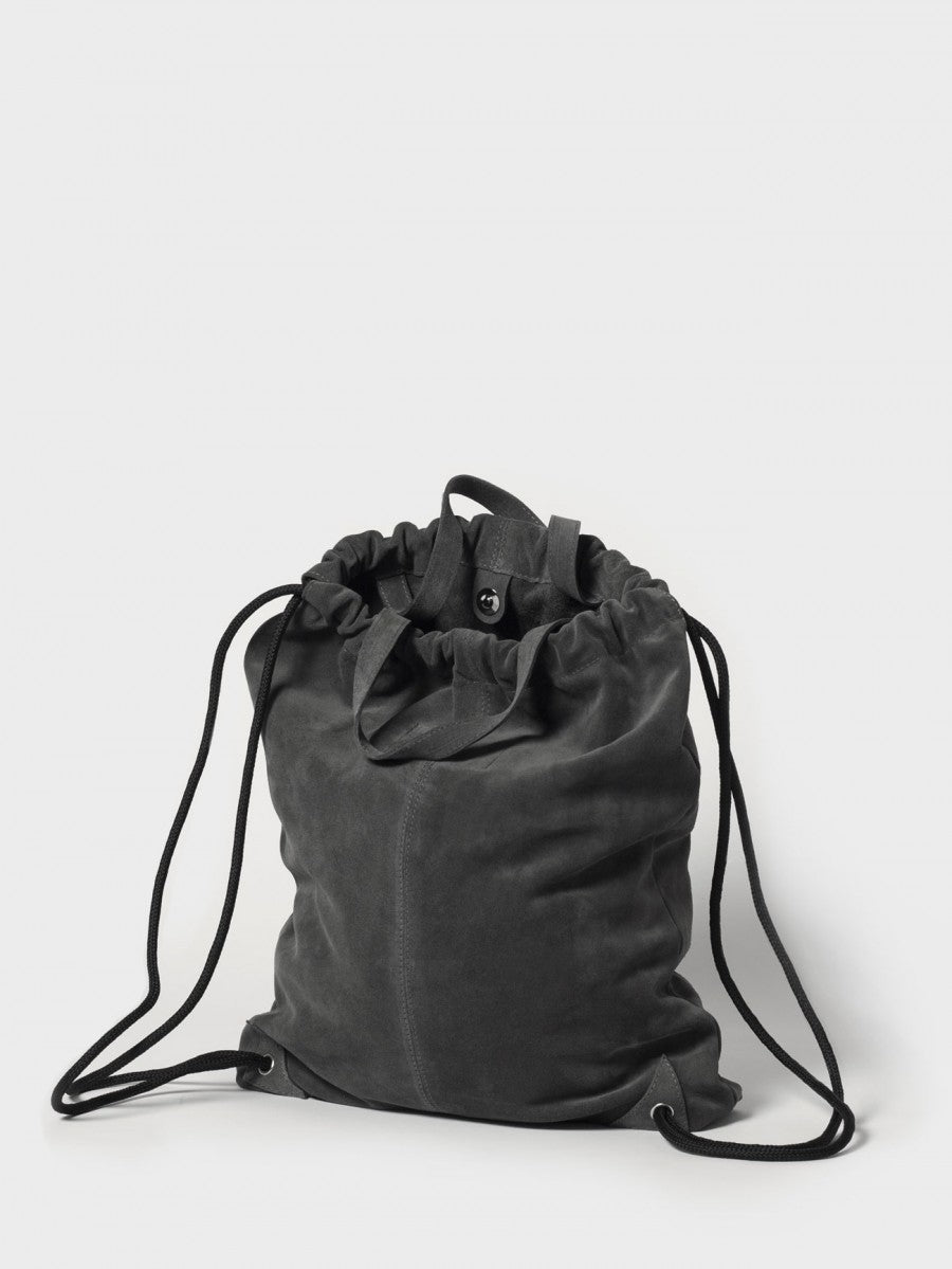 Gymbag aus Wildleder - Grau - PARK - clomes