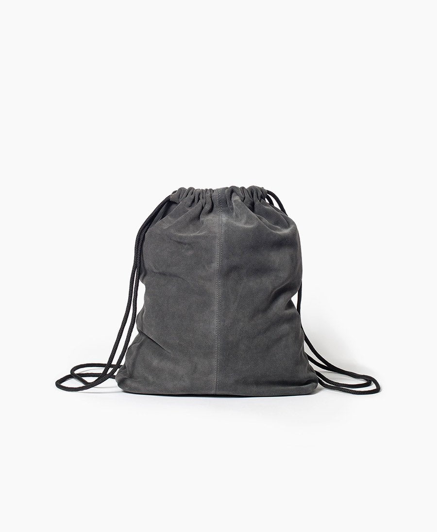 Gymbag aus Wildleder - Grau - PARK - clomes