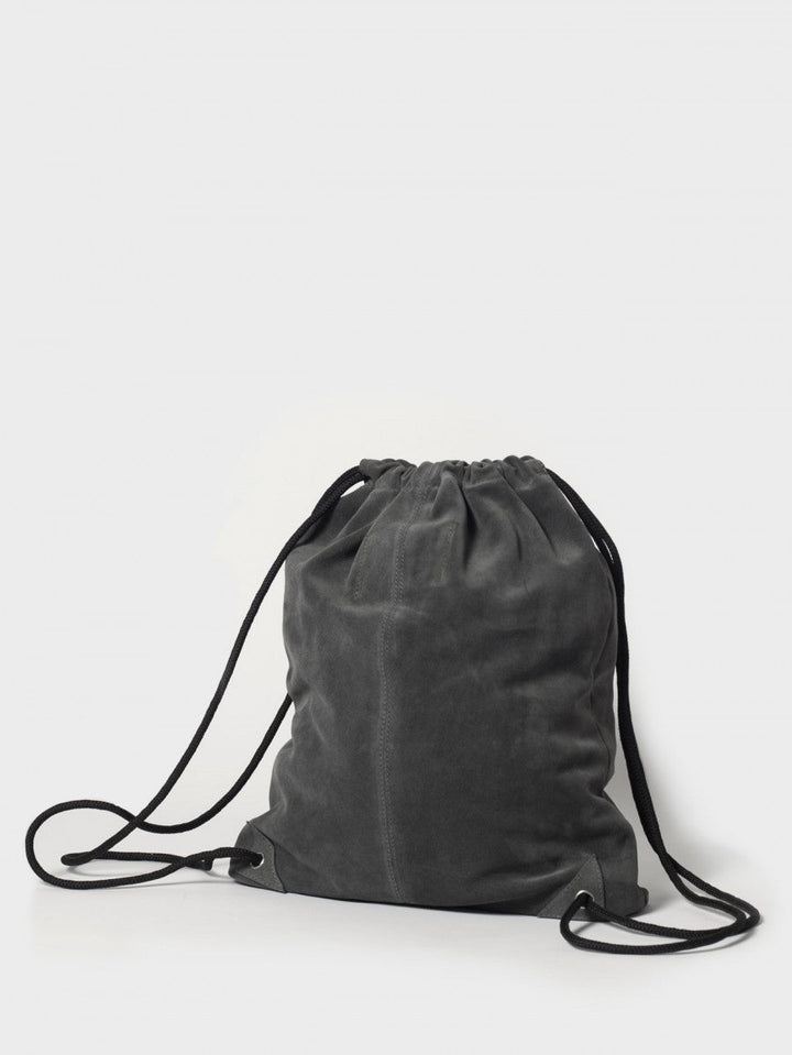 Gymbag aus Wildleder - Grau - PARK - clomes