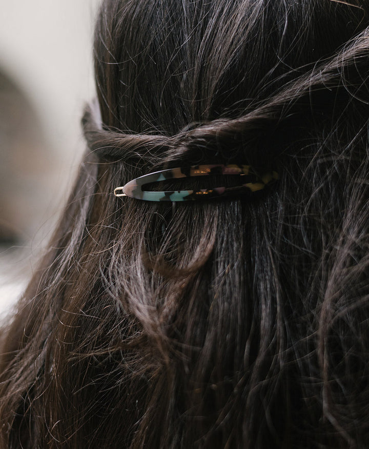 Haarclip FELICITA aus Acetat - Kunterbunt