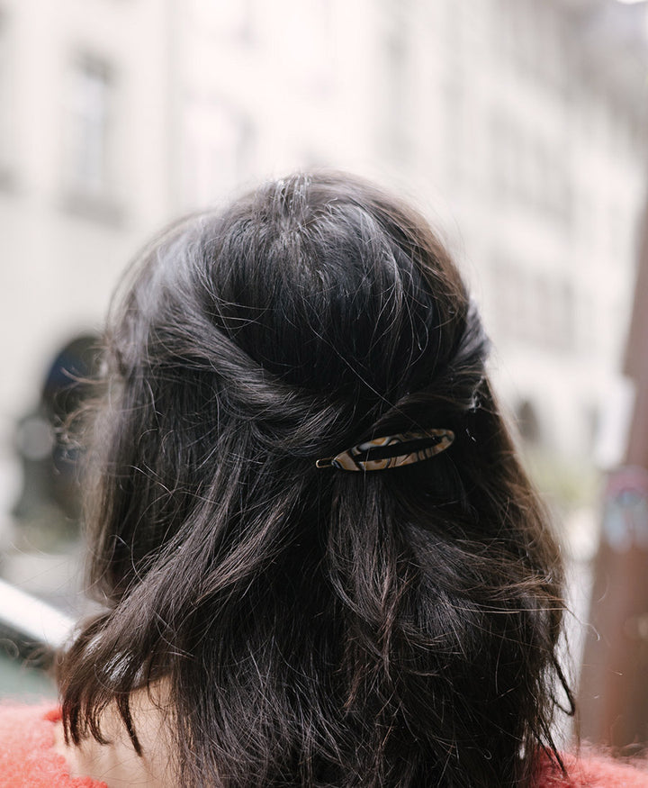 Haarclip FELICITA aus Acetat - Onyx