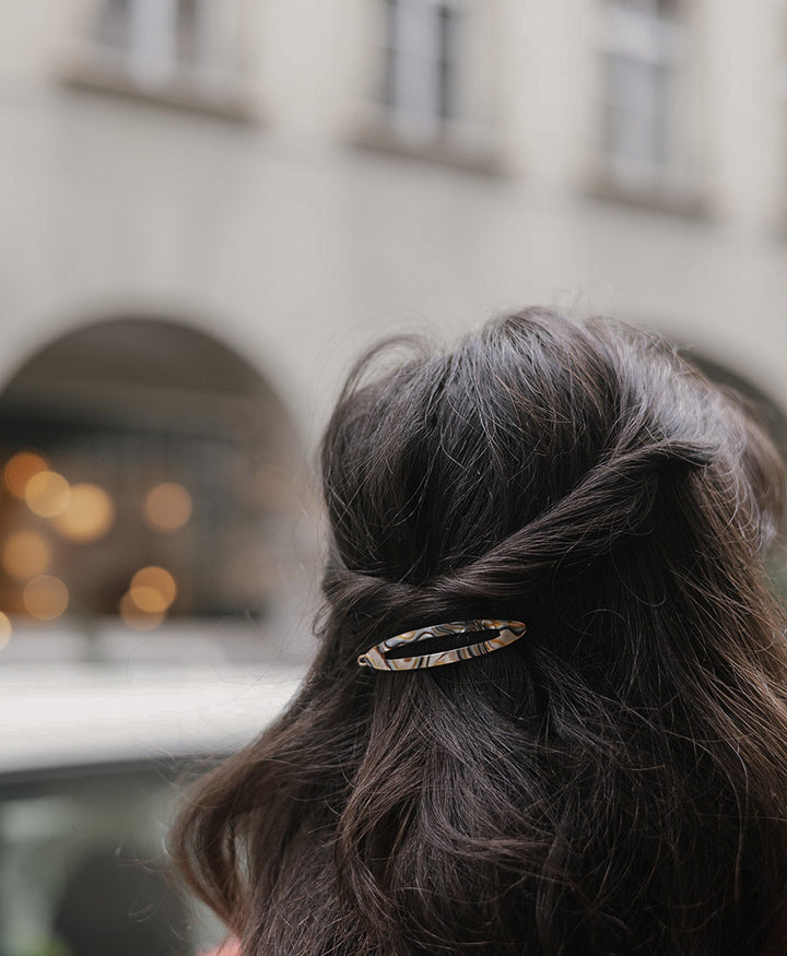 Haarclip FELICITA aus Acetat - Onyx