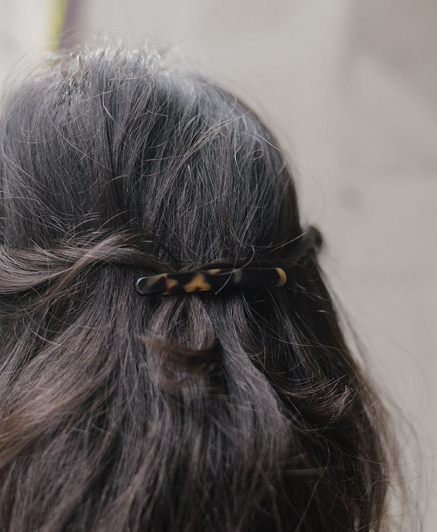 Haarclip MARINA aus Acetat - Tortoise