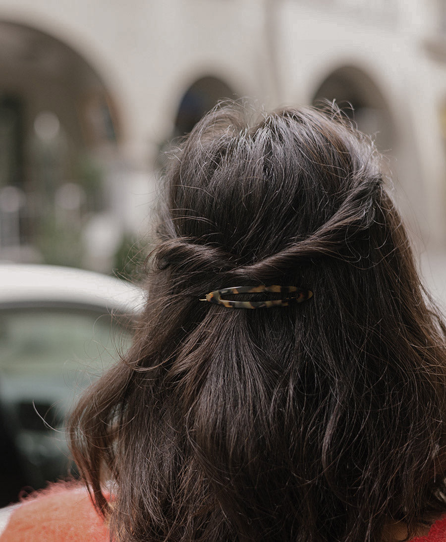 Haarclip FELICITA aus Acetat - Tortoise
