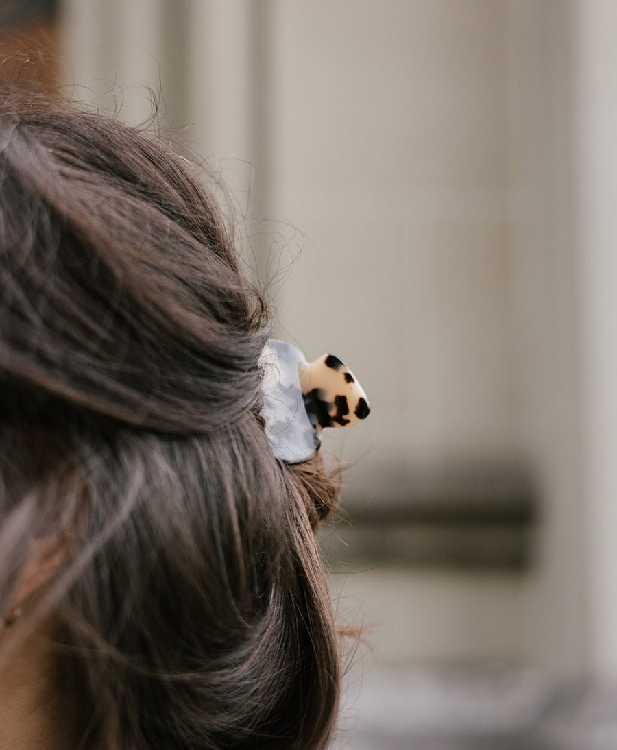 Haarklammer AGNÈS aus Acetat - Helles Tortoise - Clomes - clomes