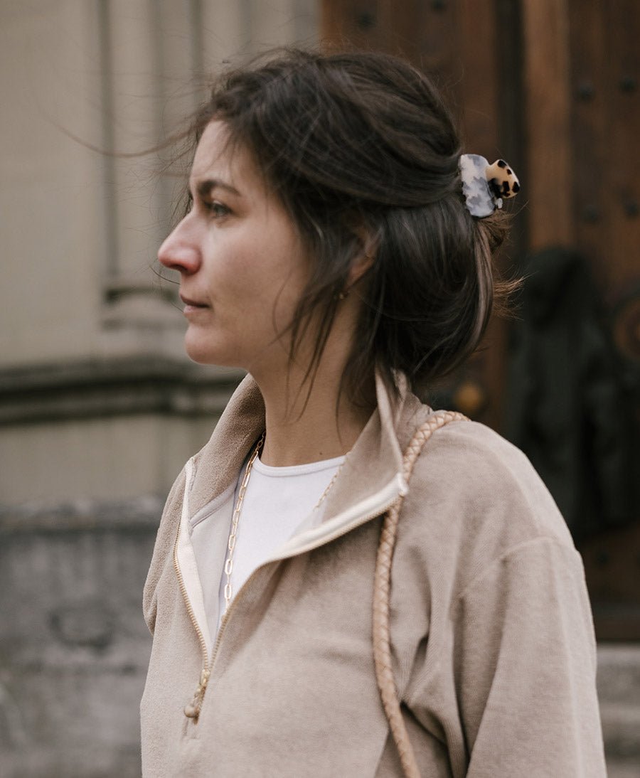 Haarklammer AGNÈS aus Acetat - Helles Tortoise - Clomes - clomes