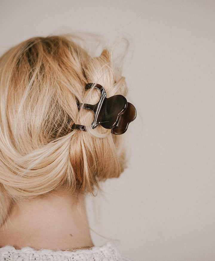 Haarklammer CAMIE aus Acetat - Mocca - Clomes - clomes