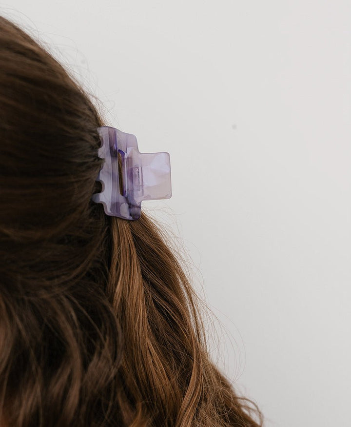 Haarklammer FRANCA aus Acetat - Flieder - Clomes - clomes