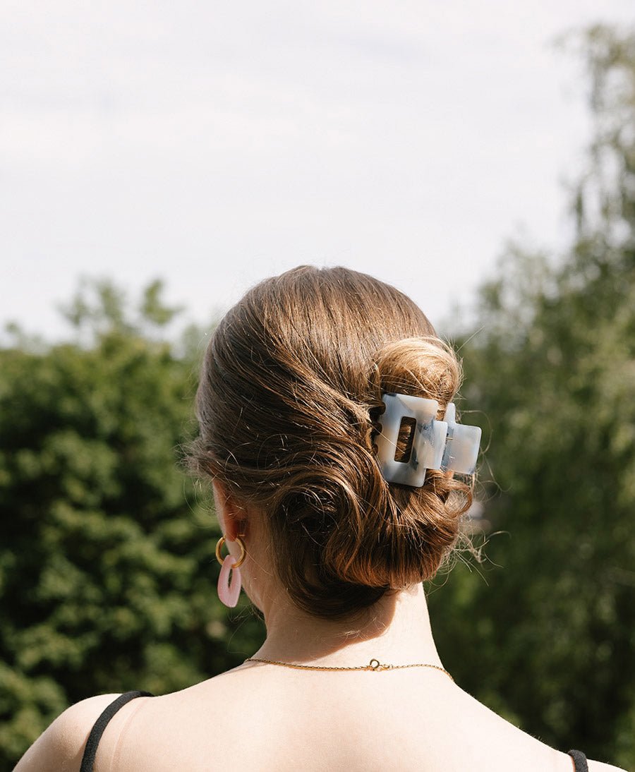 Haarklammer FRANCA aus Acetat - Hortensie - Clomes - clomes